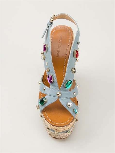 dolce gabbana wedge|dolce and gabbana slave sandals.